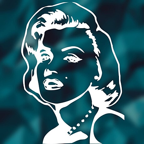 Наклейка marilyn monroe